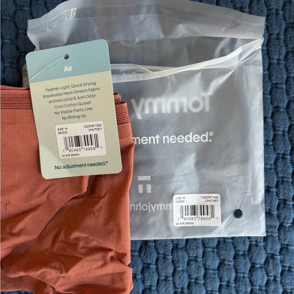 Tommy John Air Triangle Bralette & Bikini Set - Picture 2 of 3